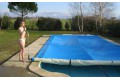 Enrouleur pour bâche à barres de piscine à assistance électrique Rolling Up