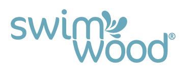 logo piscine rainurée languettes Swim Wood